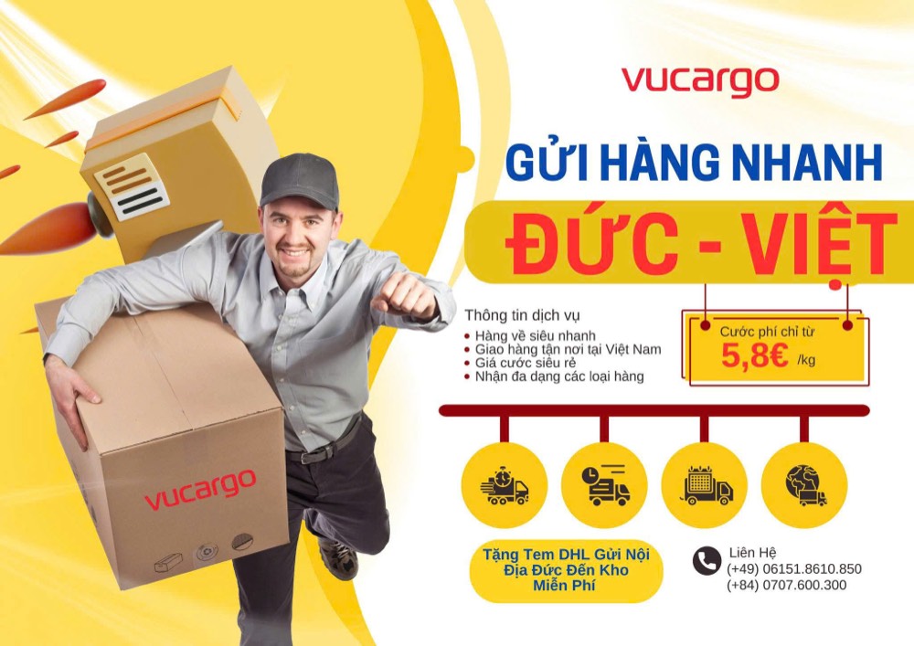 Đóng gói hàng gửi về Việt Nam